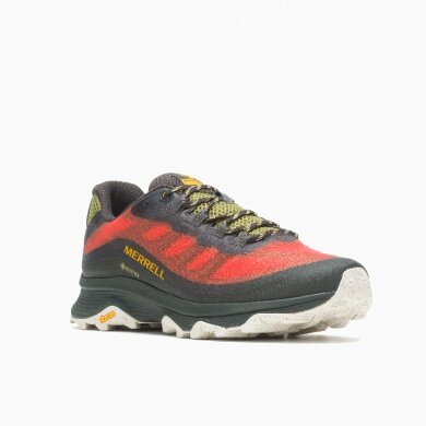 Merrell Trail buty biegowe Moab Speed GTX (wodoodporne) czerwony/czarny męskie