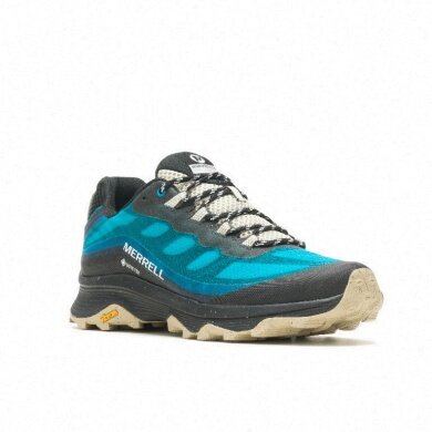 Merrell Trail buty biegowe Moab Speed GTX (wodoodporne) niebiesko/czarne męskie