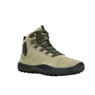 Merrell Sneaker Wrapt Mid (Minimalne buty biegowe, skóra) oliwkowy/czarny mężczyźni