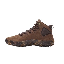 Merrell Sneaker Wrapt Mid WP (minimalistyczne buty biegowe, skóra, wodoodporne) ciemny brąz męskie