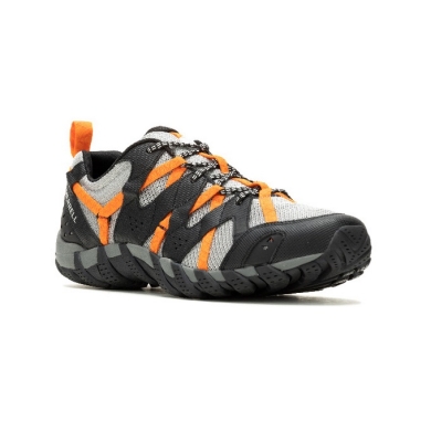 Merrell Trail buty biegowe Waterpro Maipo 2 (Syntetyk/Mesh, wodoodporne) czarny/pomarańczowy męskie