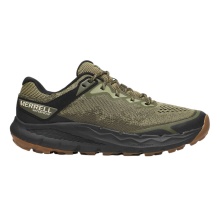 Buty biegowe Merrell Trail Nova 4 WP (wodoodporne) zielono-czarne męskie