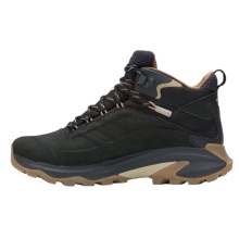 Merrell Buty trekkingowe Moab Speed 2 Leather MID WP (skóra nubukowa, wodoodporne) czarne męskie