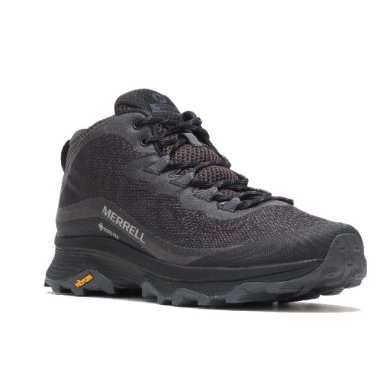 Merrell Buty trekkingowe Moab Speed Mid GTX (wodoodporne) czarne/asfaltowo-szare męskie