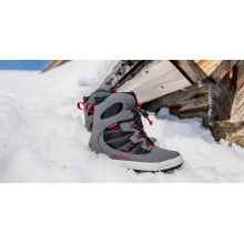 Merrell Zimowe buty Snow Bank 4.0 WTRPF (wodoodporne, ciepłe) szare/czarne/czerwone dla chłopców