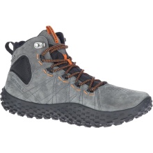 Merrell Sneaker Wrapt Mid WP (Minimalistyczne buty biegowe, skóra, wodoodporne) granitowo-szare męskie