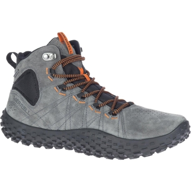 Merrell Sneaker Wrapt Mid (Minimalne buty biegowe, skóra) granitowy męski