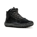 Merrell Sneaker Wrapt Mid WP (minimalistyczne buty biegowe, skóra, wodoodporne) czarne męskie