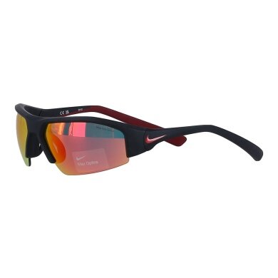 Nike Sport Okulary przeciwsłoneczne Skylon Ace 22 matowy czarny/czerwony - 1 para z etui ochronnym