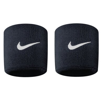 Nike Opaska na pot Swoosh (72% bawełna) czarna - 2 sztuki