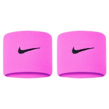 Nike Opaska Swoosh (72% bawełna) różowa/szara - 2 sztuki