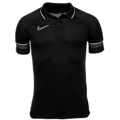 Nike Polo tenisowe Academy 21 Dry czarne dla chłopców