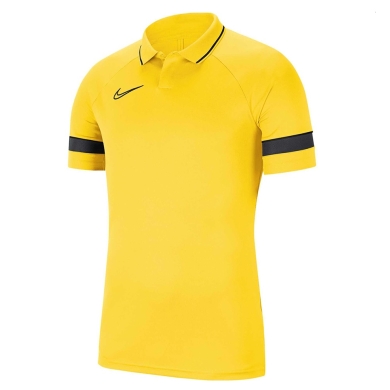 Nike Polo tenisowe Academy 21 Dry żółte dla chłopców