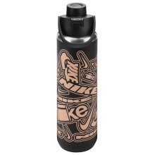 Nike Butelka do picia Recharge Chug Bottle stal nierdzewna czarna/aprykot 709ml