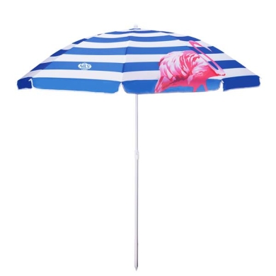 Nils Camp Parasol NC7811 (Motyw Flamingo) niebieski - 180x160x100cm