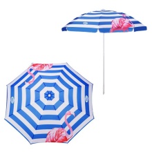 Nils Camp Parasol NC7811 (Motyw Flamingo) niebieski - 180x160x100cm