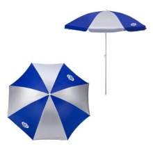 Nils Camp Parasol NC7813 (ochrona UV) niebieski/biały - 180x160x100cm