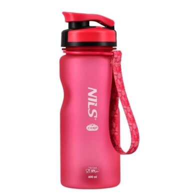 Nils Camp Butelka NC1740 Tritan (bez BPA) 600ml różowa/różowa