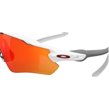 Okulary przeciwsłoneczne Oakley Radar EV Path (kolor szkła: Prizm ruby) biały błyszczący - 1 para okularów z twardym etui.