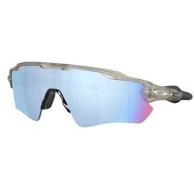 Okulary przeciwsłoneczne Oakley Radar EV Path Polaryzowane (kolor szkła: Prizm deep water polarized) szary matowy/niebieski - 1 para okularów z twardym etui.