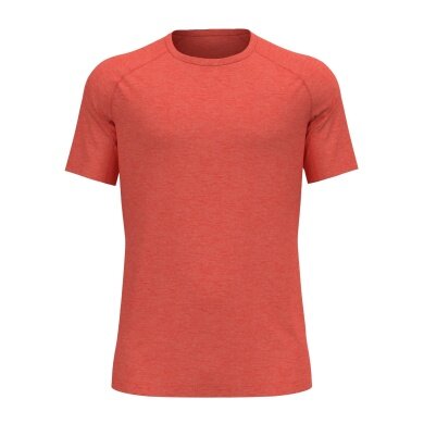 Odlo Wander-/Freizeit T-shirt Crew Neck X-Alp PW 115 (Merino) cayenne czerwony Mężczyźni