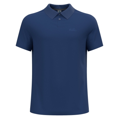 Odlo Wander-/Freizeit Polo Essential Solid (wygodny krój, bawełna/poliester) granatowy mężczyźni