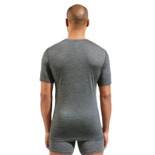 Odlo bielizna funkcjonalna T-shirt Natural Merino 160 (regulacja temperatury, wełna merino) szary mężczyźni