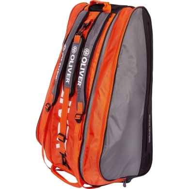 Oliver Racketbag Gearbag (Torba na rakiety, 2 główne komory) srebrny/pomarańczowy