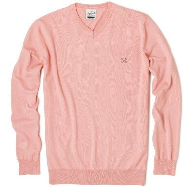 Oxbow Sweter V-Neck flamingo męski