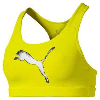 Puma Sport-Bra 4Keeps żółty damski