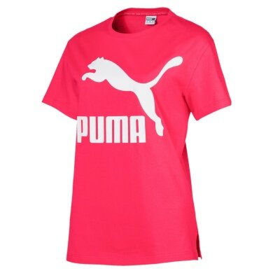 Puma Koszulka Fitness Classic Logo różowa damska