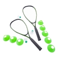 Zestaw Speedminton Pure4Fun (2x rakiety aluminiowe, 3x speeder, 8x znaczniki, torba)