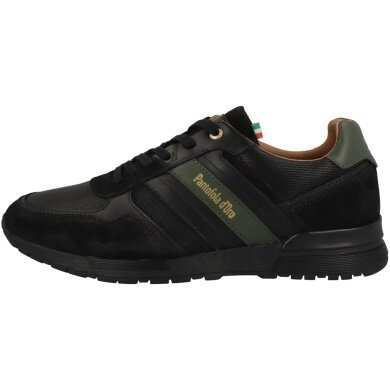 Pantofola d'Oro Sneaker Tortoli Low Skórzane czarne Męskie