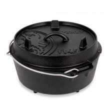 Petromax Feuertopf ft4.5 (Dutch Oven) z żeliwa - pojemność garnka (max.): 3,5 litra - czarny - 7,9 kg