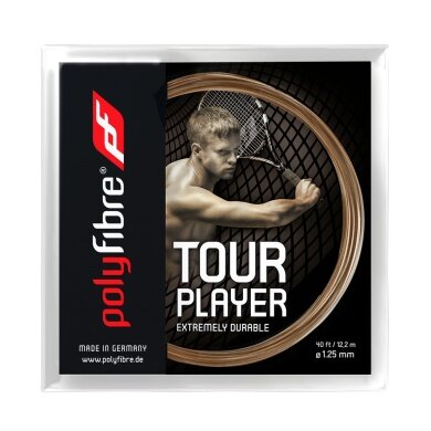 Polyfibre Sznur tenisowy Tour Player 1.25 naturalny 12m Zestaw