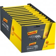 PowerBar PowerGel Shots (Żelki węglowodanowe) Pomarańczowe 24x60g Pudełko