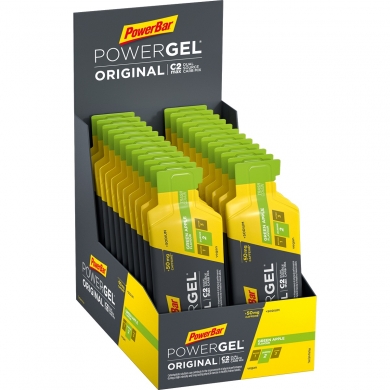 PowerBar PowerGel Original (Żel węglowodanowy) Jabłko 24x41g Pudełko