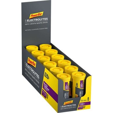 PowerBar 5Electrolytes Napój Sportowy Czarna Porzeczka 12x10 Tabletek