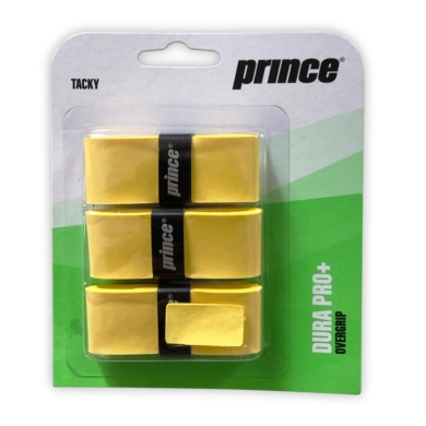 Prince Overgrip Dura Pro+ 0.6mm żółty 3 szt.