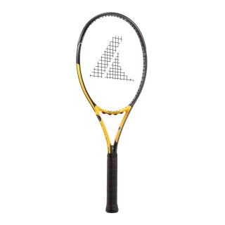 Pro Kennex Rakieta tenisowa Black Ace 100in/315g/Turniej czarna/żółta - nie naciągnięta -