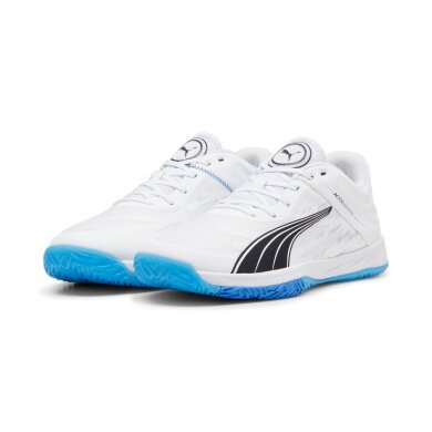 Puma Halowe buty do gry Accelerate Turbo 2024 białe/niebieskie męskie