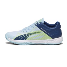 Puma Halowe buty do gry Accelerate Turbo ciemnoniebieskie/jasnoniebieskie/zielone męskie