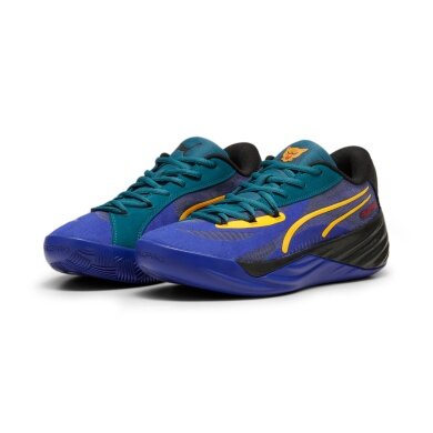 Puma Halowe buty do gry All-Pro Nitro Crowd Craze niebieskie/wielokolorowe męskie