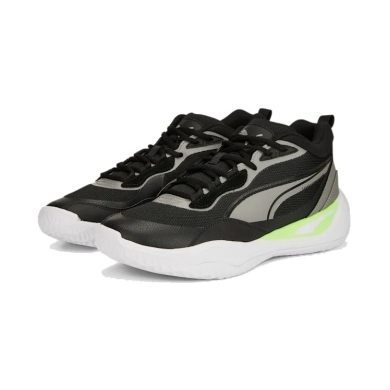 Puma Buty halowe Playmaker Pro czarne/limonkowe męskie