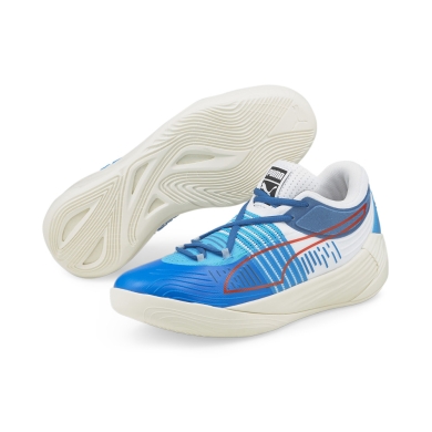 Puma Buty halowe Fusion Nitro niebiesko/białe męskie