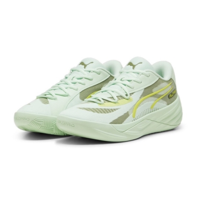 Puma Buty halowe All-Pro Nitro miętowo/oliwkowe męskie