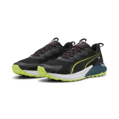 Puma Buty biegowe Trail Fast-Track Nitro 2 (Lekkość) czarne/limonkowe męskie