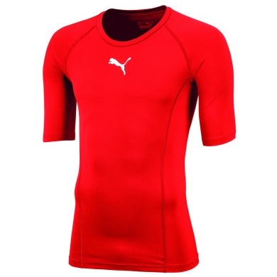 Puma Koszulka sportowa Liga Baselayer Tee (lekka, swoboda ruchów) bielizna czerwona męska