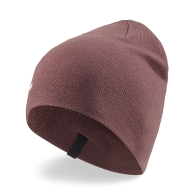 Czapka Puma (Beanie) Classic Cuffless z napisem - różowa - 1 sztuka