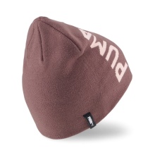 Czapka Puma (Beanie) Classic Cuffless z napisem - różowa - 1 sztuka